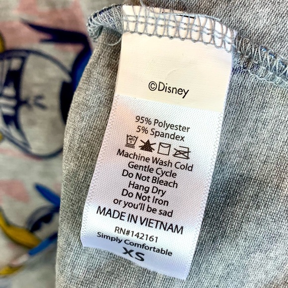 LuLaRoe Disney Collaboration Irma Tunic High Low Top Donald Duck Faces Print - Picture 7 of 10